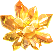 - สัญลักษณ์ อัญมณีสีทอง ของเกม Galactic Gems