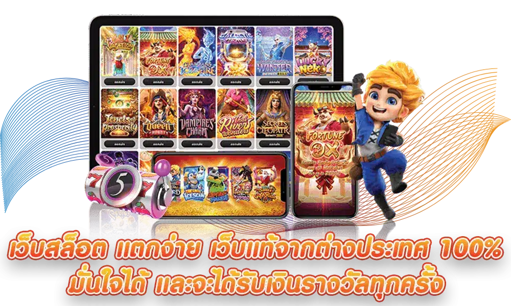 สล็อตเว็บแท้ รวมเกมครบทุกแนว อัตราการจ่ายสูง 41 สล็อตเว็บแท้