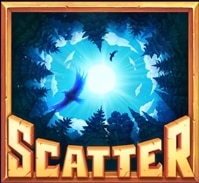 สัญลักษณ์รูป SCATTER สล็อต Frontier Falcon Hold N Link