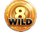 สัญลักษณ์ WILD สล็อต 8 Pool Stars