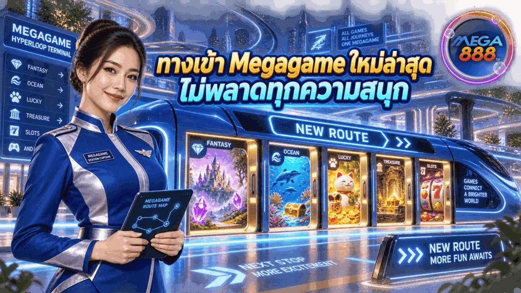 ทางเข้า Megagame ใหม่ล่าสุด ไม่พลาดทุกความสนุก - MEGA888 41 ทางเข้า Megagame