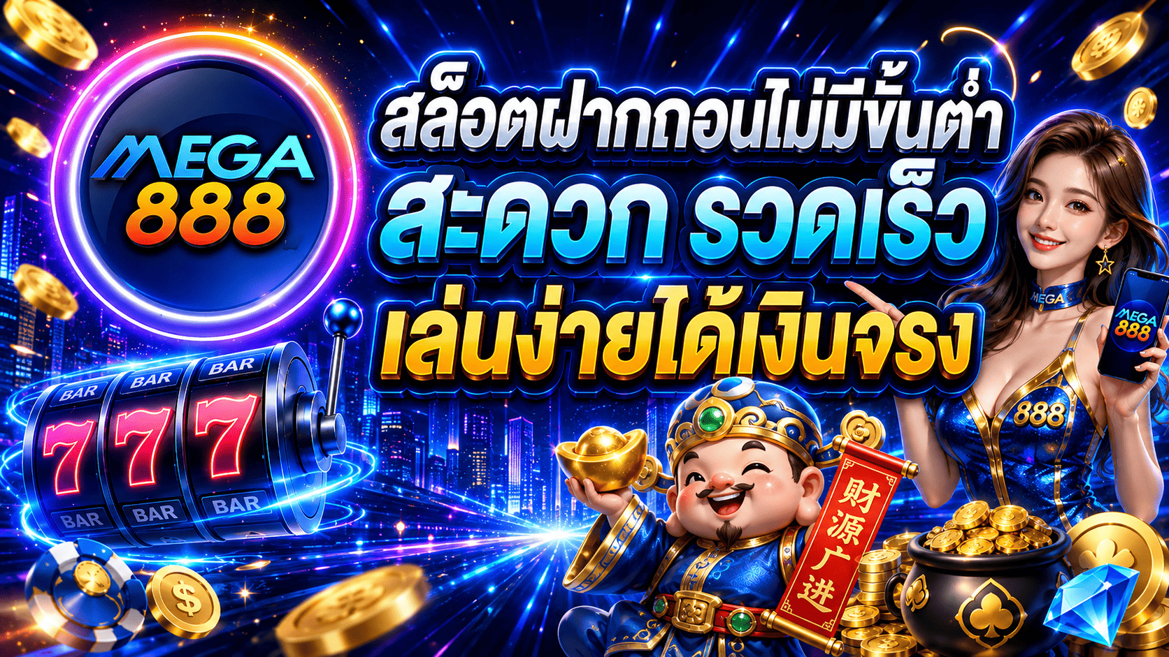 สล็อตฝากถอนไม่มีขั้นต่ำ