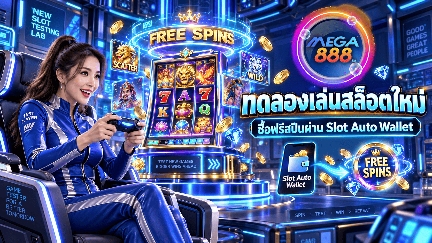 ทดลองเล่นสล็อตใหม่