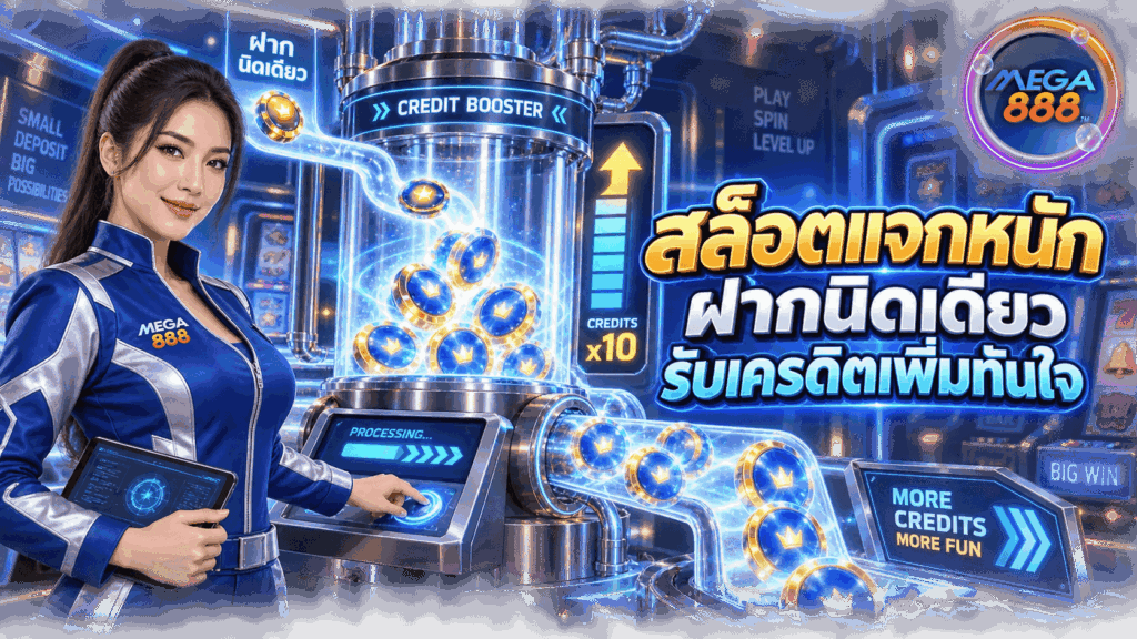 สล็อตแจกหนัก ฝากนิดเดียว รับเครดิตเพิ่มทันใจ - MEGA888 21 สล็อตแจกหนัก