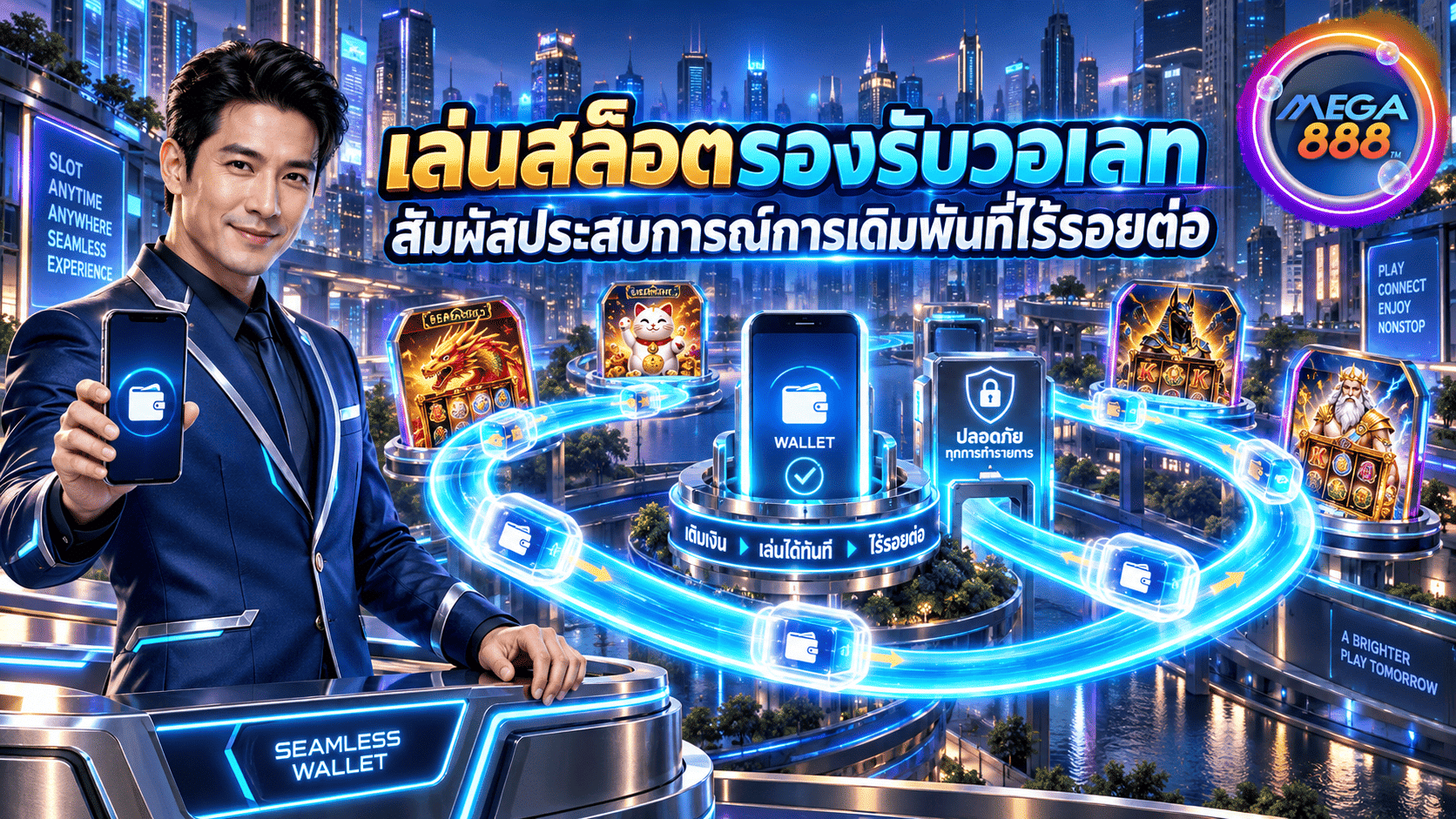 เล่นสล็อตรองรับวอเลท