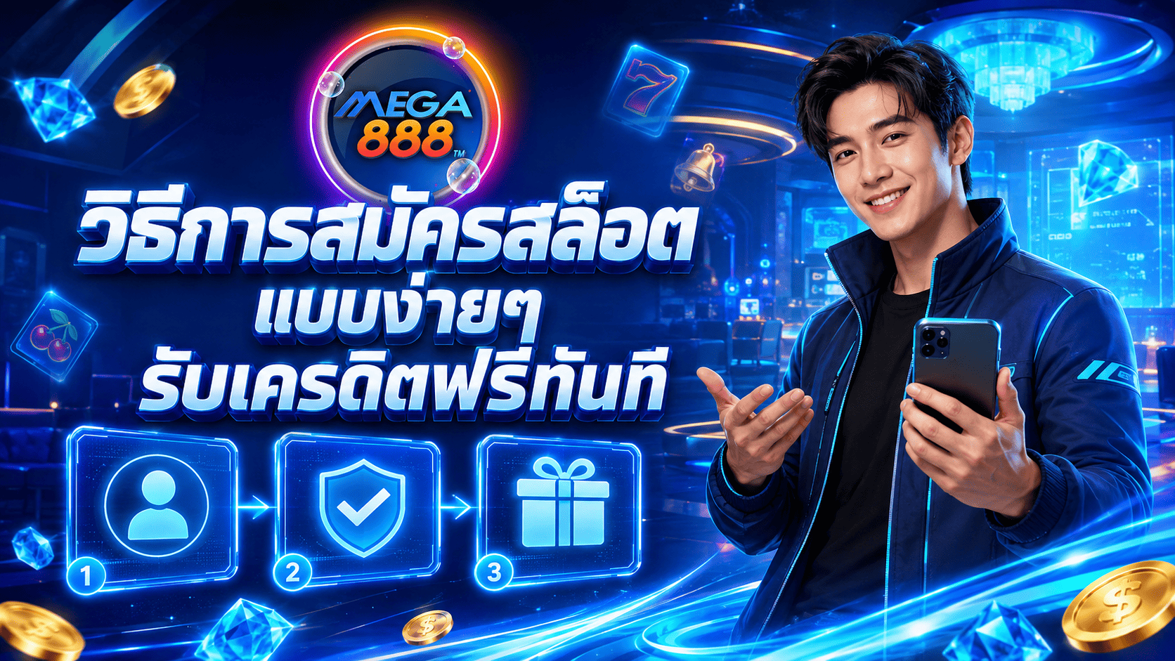 วิธีการสมัครสล็อต