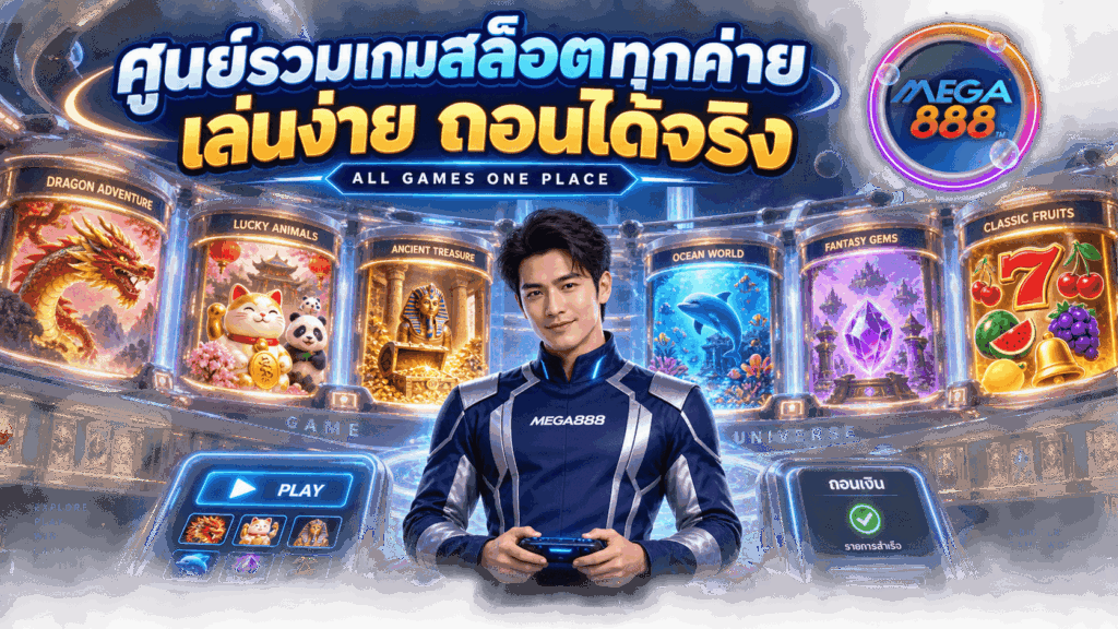 ศูนย์รวมเกมสล็อตทุกค่าย เล่นง่าย ถอนได้จริง - MEGA888 36 ศูนย์รวมเกมสล็อต