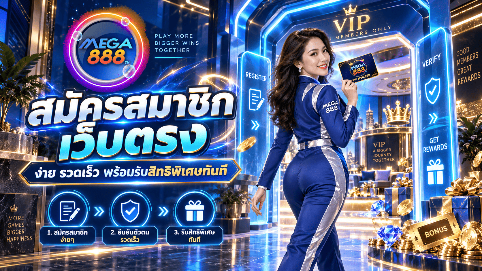 สมัครสมาชิก เว็บตรง