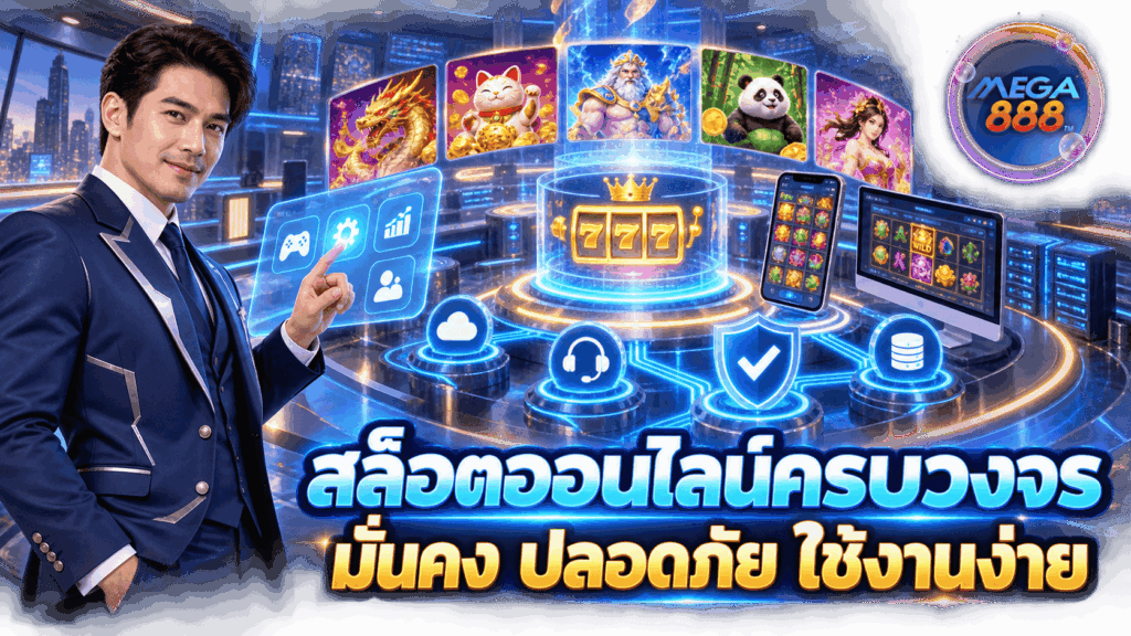 สล็อตออนไลน์ครบวงจร มั่นคง ปลอดภัย ใช้งานง่าย - MEGA888 6 สล็อตออนไลน์ครบวงจร